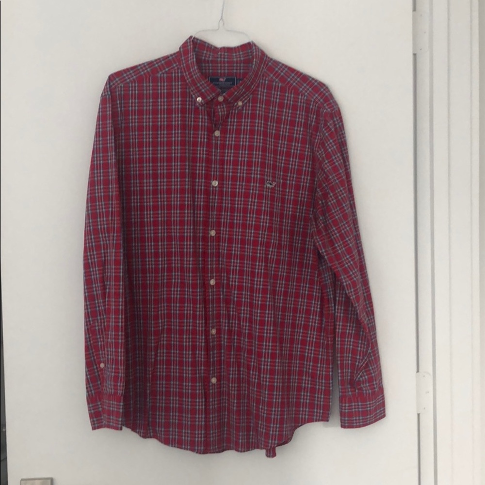Vineyard Vines LS Plaid Button Down